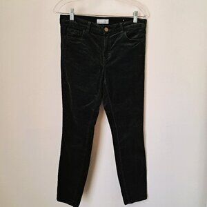 LOFT Women's Corduroy Skinny Pants Olive Green Size 27/4